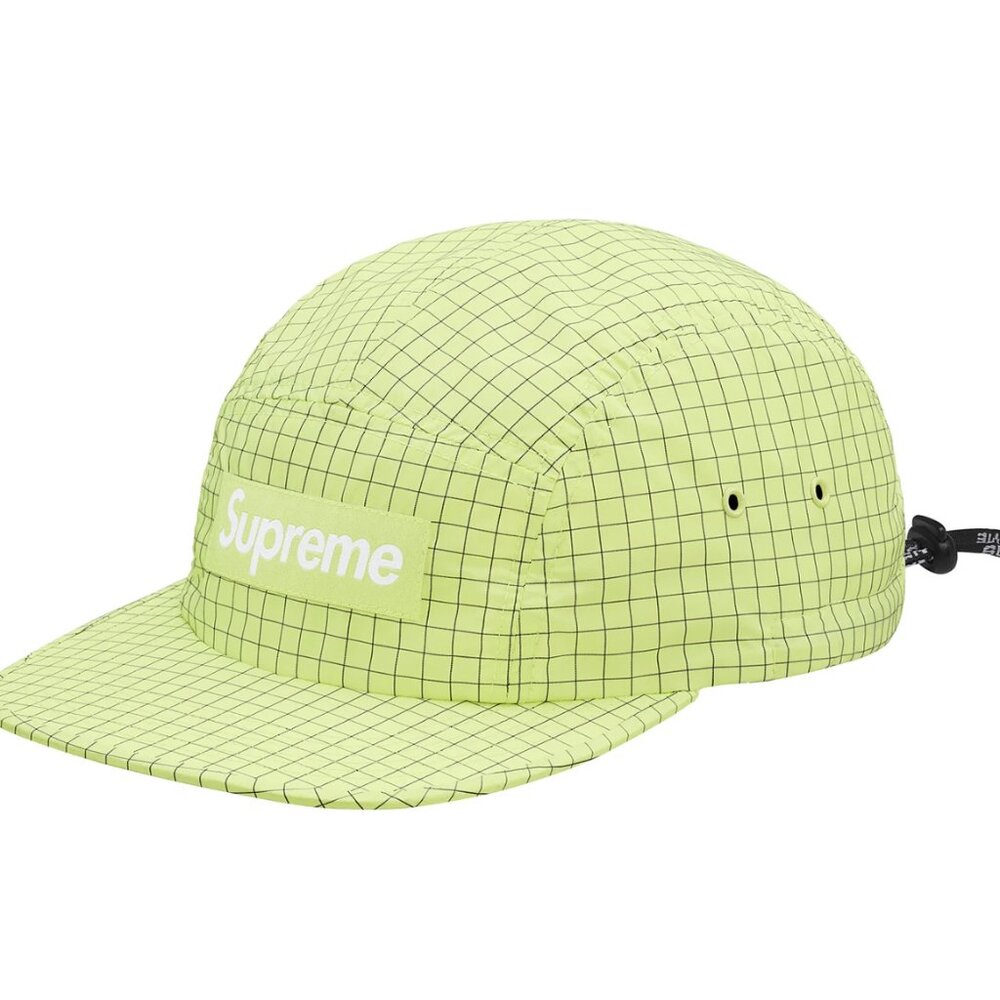 NWT SUPREME CONTRAST RIPSTOP CAMP CAP PALE GREEN